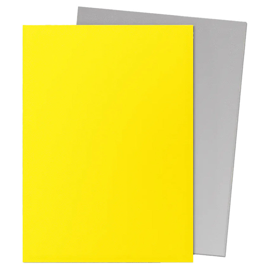 Deck Protector: Dual Matte: Yellow & Silver (100)