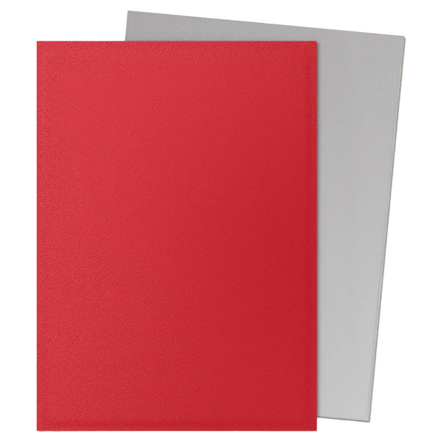 Deck Protector: Dual Matte: Crimson & Silver (100)